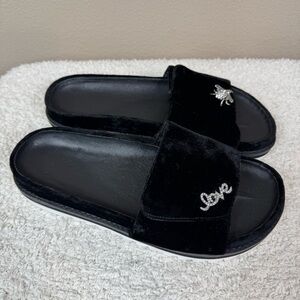 JOIE Velvet Slide Sandal Love Bee‎